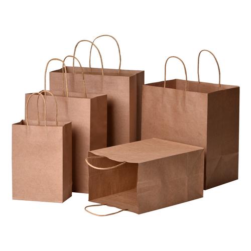 【纸袋工厂定制】外卖牛皮纸袋定做服装店手提礼物礼品包装纸袋子