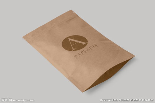 牛皮纸袋样机图片